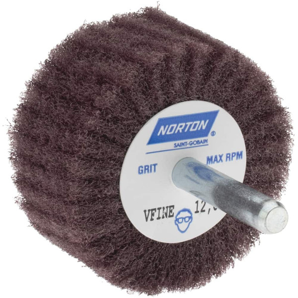 Norton 66261051717 2X1Xshank A/O Very Fineflap Wheel W/1/4Dia.Spin