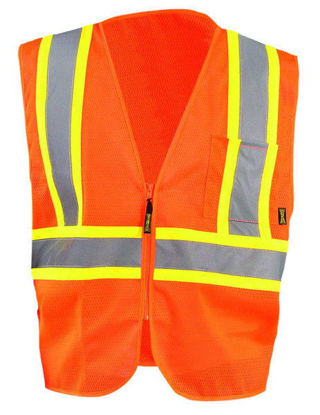 Occunomix ECO-IM2TZ-OXL Cl2 Vest-Mesh-2Tone-Zip-2 Poc-XL-O