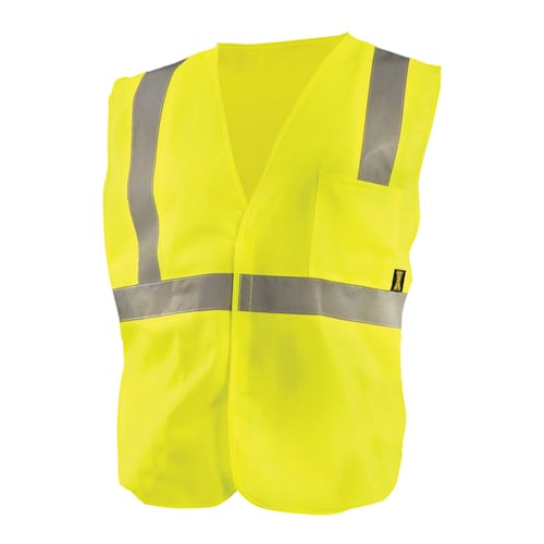 Occunomix ECO-IS-Y3X Cl 2 Vest-Solid-2"Bead-H&L-2 Poc-3X-Y
