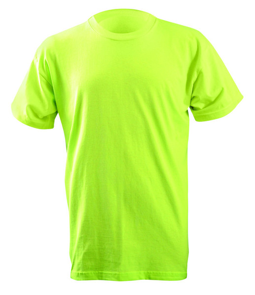 Occunomix LUX-300-04XL XL Lime Non-Ansi Ss Cotton T-Shirt