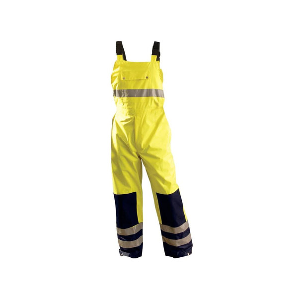 Occunomix LUX-TENBIB-YL Large Yellow Class E Waterproof Breathable Rai