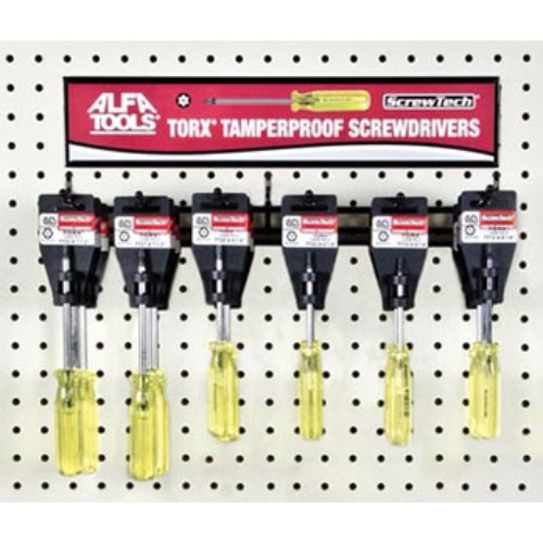 Alfa Tools SCD164H TT27 x 7-1/2 Torx Tamperproof Screwdriver Hanger