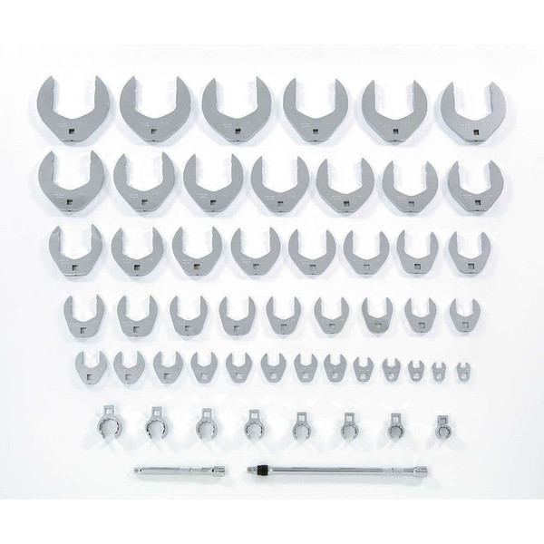 53PC 3/8 IN CRWFT W/LOCKG EXTN