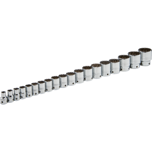 Proto J54113-TT Set Skt 1/2Drive 19Pc 12Pt-Teth