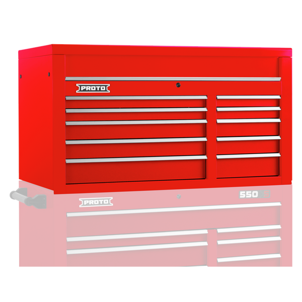Proto J555027-10RD Top Chest 50 In 10 Dwr Gl Red