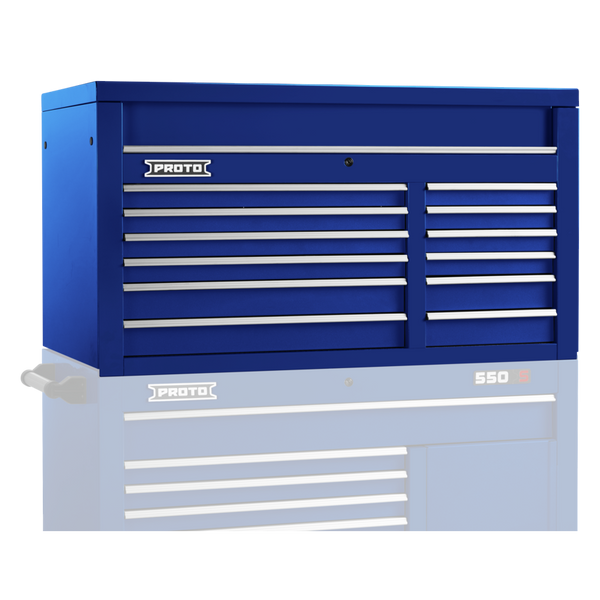 Proto J555027-12BL Top Chest 50 In 12 Dwr Blue