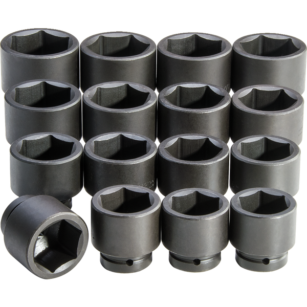 Proto J76116 Proto 1" Drive 16 pcimpact Socket Set - 6 Pt (1 ST)