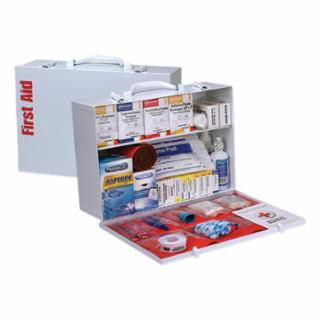 First Aid Only 90573 2 Shelf First Aid Ansi B+ Metal Cab With Meds