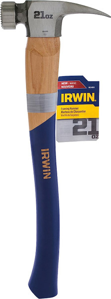 Irwin 1954890 21 Oz Wood California Framing Hammer