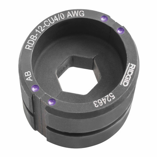 Ridgid 52498 12T Copper 750 Kcmil Round Die