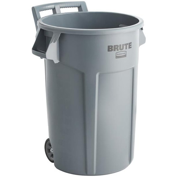Rubbermaid Commercial 2131929 Brute 44G Wheeled Container (Gray)
