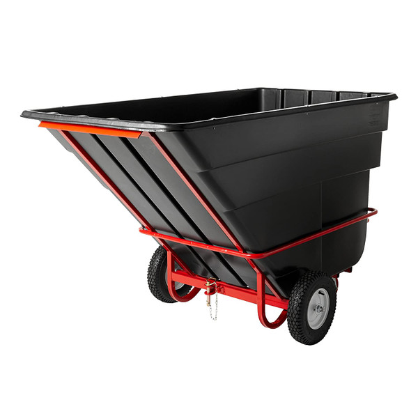 Rubbermaid Commercial FG102641BLA 1 1/2 Cu Yd Heavy Duty Towable Tt