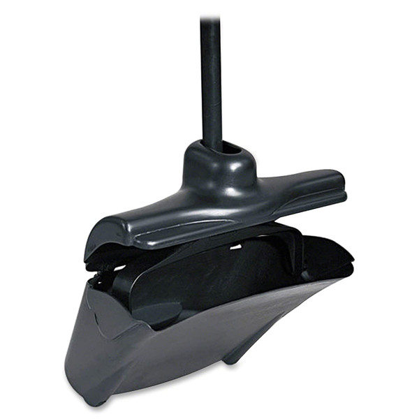 Rubbermaid Commercial FG253200BLA Lobby Pro Upright Dustpan W/ Cover