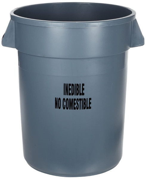 Rubbermaid Commercial FG263256GRAY Brute Imp Ined