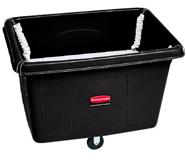 Rubbermaid Commercial FG461100BLA Spring Platform Truck 14Cu Ft/0.4M3 Bla