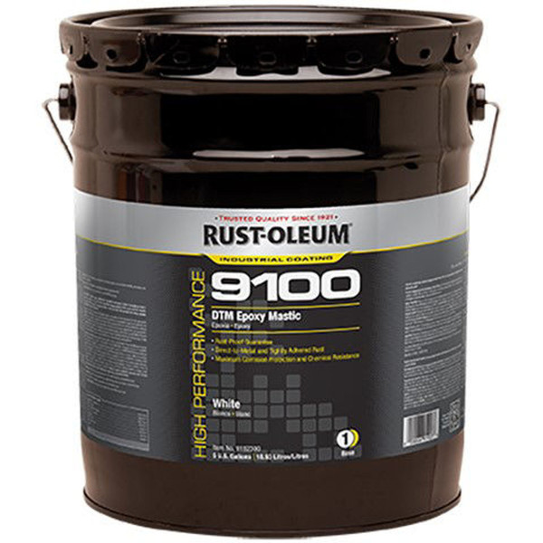 Rust-Oleum 9192300 5 Gal White 9100 Systemhigh Performance Dtm Exp