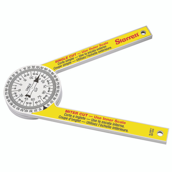 L.S. Starrett 12255 505P-7 Miter Protractorplastic