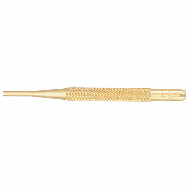 L.S. Starrett B565C Brass Drive Pin Punch 1/8" Diam X 4" L