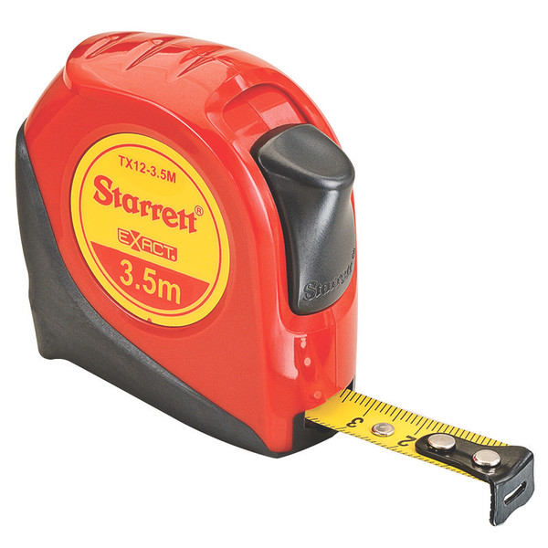 L.S. Starrett KTX12-3.5M-N Exact 1/2" X 3.5M Metricmeasuring Tape