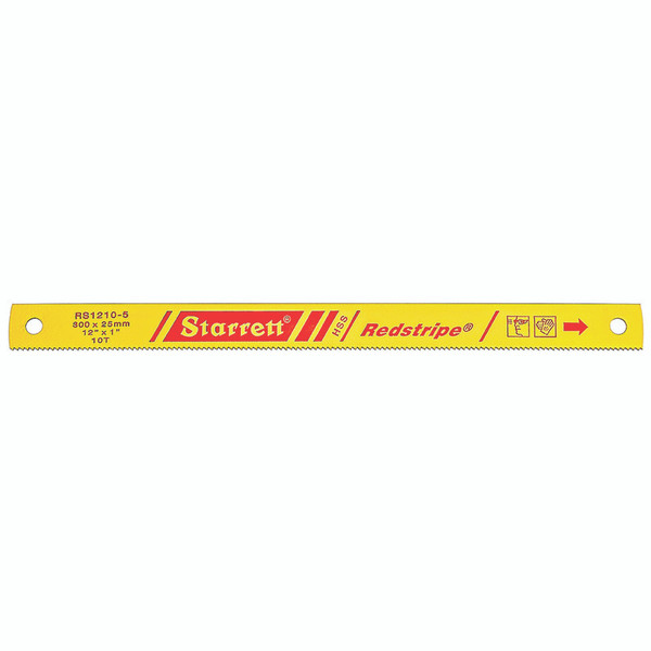 L.S. Starrett RS1210-5 Redstripe 12" X 1" X .050" X 10 Tpi
