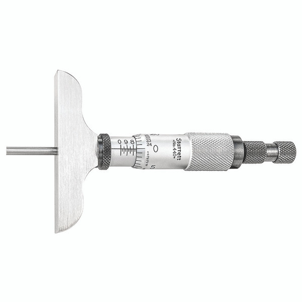 L.S. Starrett 52115 440Z-3Rl 0-3" Depth Gage