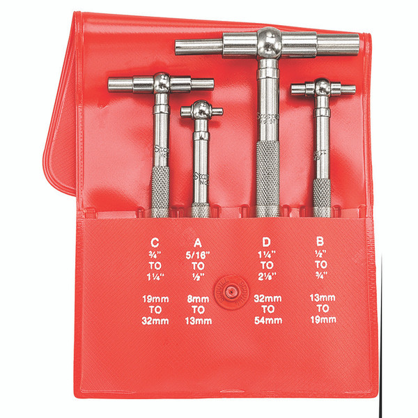 L.S. Starrett 52616 S579Gz Set: A- B- C- D W (1 SET)
