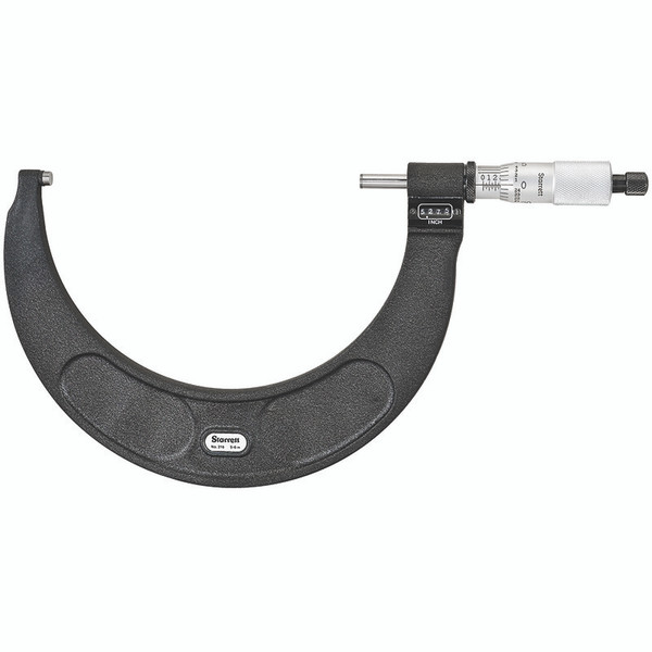 L.S. Starrett 63494 Mechanical Digital Micrometer 6 In.