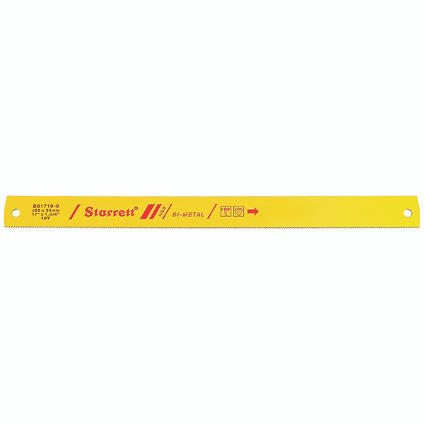 L.S. Starrett BS1710-6 Power Hack Saw Blade 1 3/8 X 062 X 10T