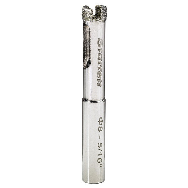 L.S. Starrett D0008 Hi Perform Dia Tile Drill 5/16" - 8 mm  Diameter