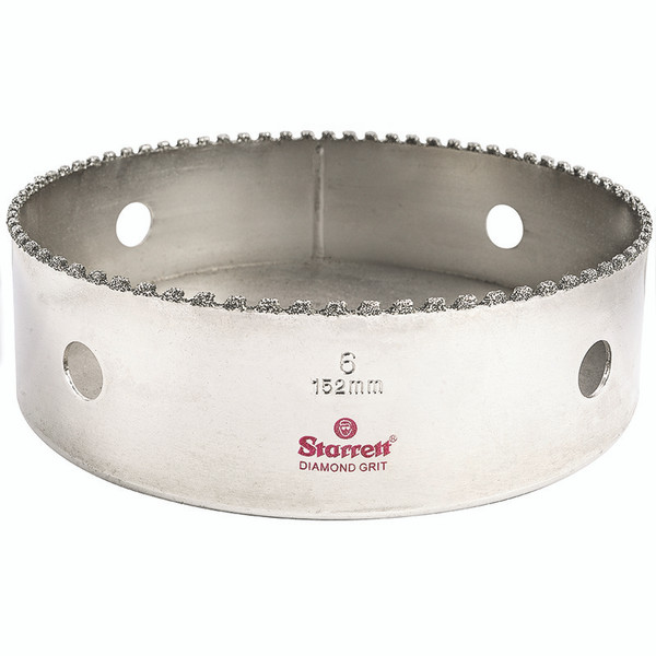 L.S. Starrett KD0600-N Diamond Grit Hole Saw 6" - 152 mm  Diameter