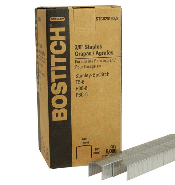 Bostitch STCR26193/8 Staple-2619-7/16Cn-3/8-Gal 5000/Box (1 BX)