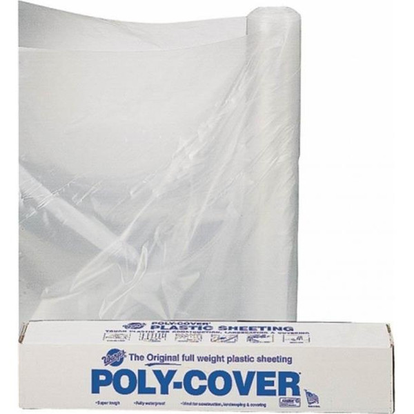 Warp Brothers 4X6-C 61620 4-Mil 6'X100' Clear Poly Cover (1 ROL)