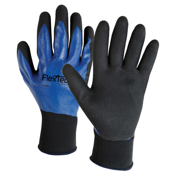 Wells Lamont Y9289L Double Dip Full Nbr Coating Nitrile Palm L (1 Pair)