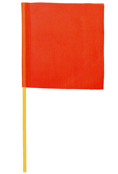 Cortina 03-229-3406 Orange Mesh Flag 18" W/24" Dowel