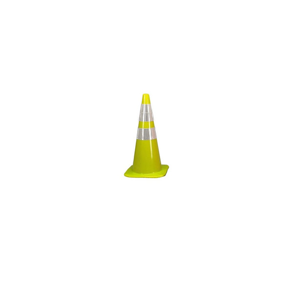 Cortina 03-500-75 Cone 28"Ylw Pvc W/6"Upper & 4"Lower Collars
