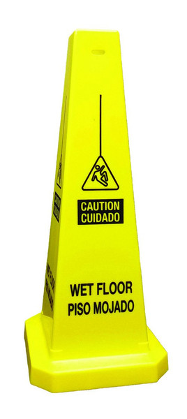 Cortina 03-600-07 Lamba Cone 25" Yel Cuidado Piso Mojado 3005555