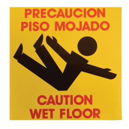 Cortina 03-600-26 Wet Floor/Cuidado Piso Mojado (Eng/Spn) 3000546