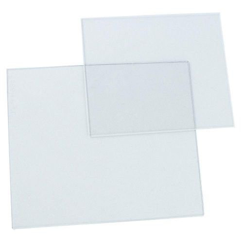 Sellstrom S19454 Replacement Cover Plates for WHP4000 Welding Helmet, Inner and Outer Plate Set, Polycarbonate, Clear, 100 Pack