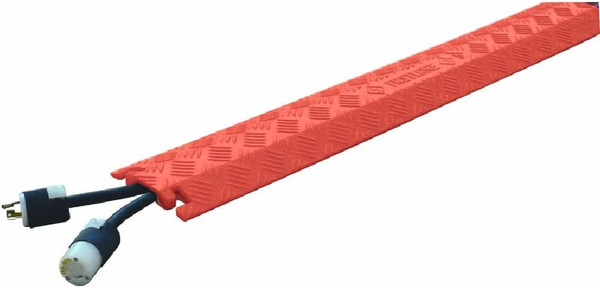 Checkers FL1X1.5-O Cable Protectorfastlane1-Ch.5"L-Connorange
