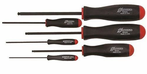 Bondhus 10686 Bsx Metric Balldriver Hex Tool Set 1.5- 2- (1 SET)