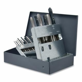 Chicago-Latrobe 52541 18Pc Set Metric Drill/Tap Bright Metal Index (1 ST)