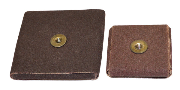 Alfa Tools SP78007 1-1/2" x 1/4" 100 Grit Aluminum Oxide Square Pad
