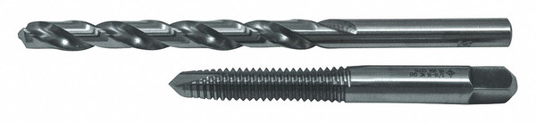 Cle-Line C22300 2Pc Set Job Drl F & 5/16-18 Plug Tap Brgt (1 ST)