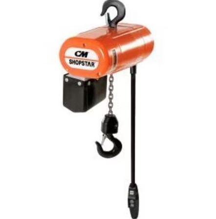 Cm Columbus Mckinnon 2089 Shopstar Elec Chain Hoist 500Lb 115V 12Fpm