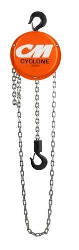 Cm Columbus Mckinnon 4725 Cyclone Hoist 1 1/2Ton W/15Ft Lift