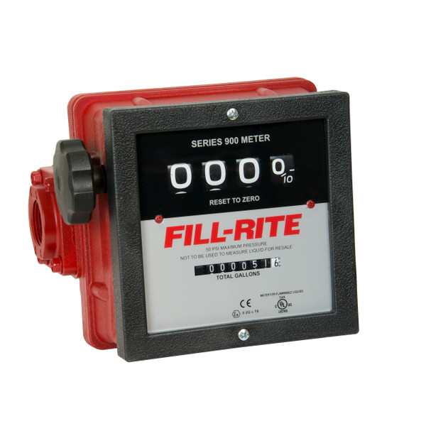 Fill-Rite 901C Series 900 Basic Meter W/1" Inlet & Outlet 40Gp