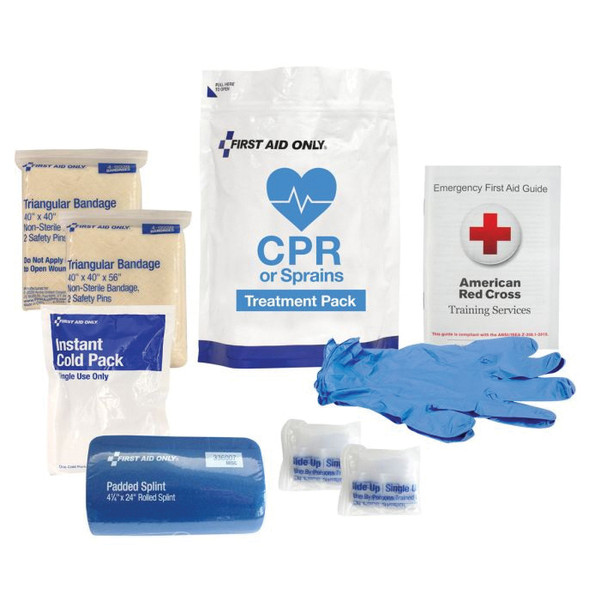 First Aid Only 91165 Cpr & Sprains Treatmentpack