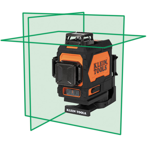 Klein Tools 93PLL Rechargeable Self Leveling Green Planar Laser Level with Hard Carrying Case