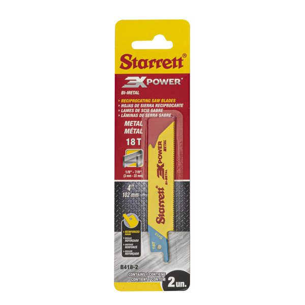 L.S. Starrett 16971 Recipro Saw Blade B418-2/Cd (1 CG)