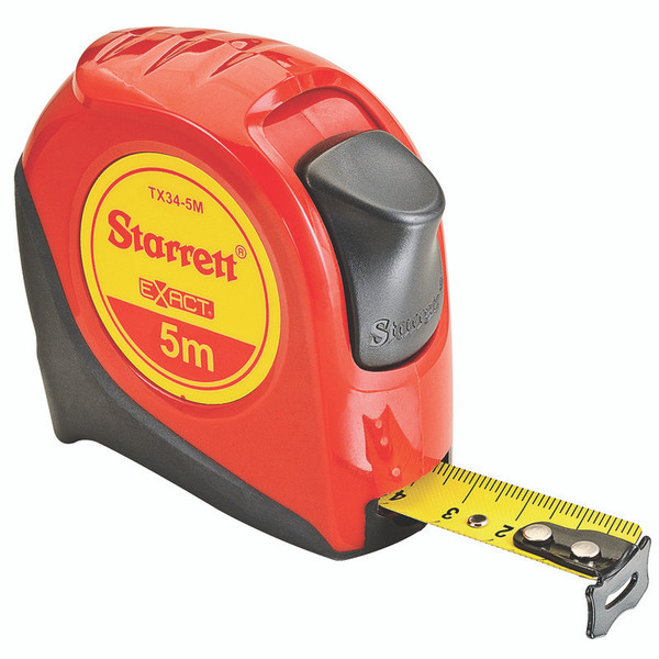 L.S. Starrett 30651 Exact 3/4" X 5M Metric Tape Graduated In Millim